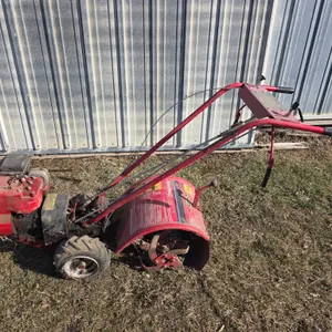 Troy-Bilt Rear Tine Tiller, 5hp Briggs and Stratton Engine, Unknown Working Condition