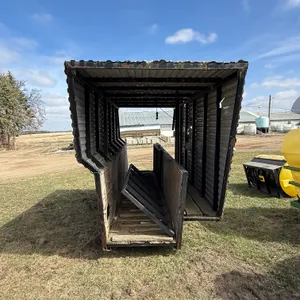 Enclosed Livestock Chute, Approx 13.5’ Long