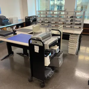 ibico Comb Binding Machine, (3) Tables, Shelving Units, Office Supplies & More
 UNRESERVED
