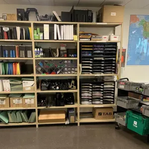 Shelving Units, Quantity of Office Supplies And Mailing Equipment
 UNRESERVED
