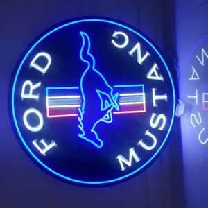 Ford Mustang Neon Sign