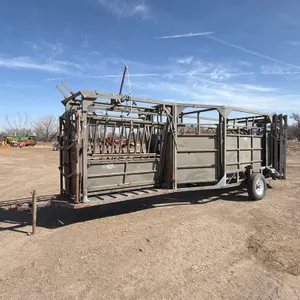 Titan West  Portable Twin Alley w/ Crowding Tub & Chute