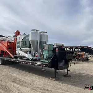2015 Big Tex 35' T/A Dually Gooseneck Trailer w/ Mobile Seed Cleaner