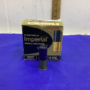 (25) LIVE ROUNGS IMPERIAL 2 3/4” X #6 SHOT …12 GA