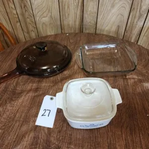 Corning Ware Vision (France) Amber Glass Fry Pan