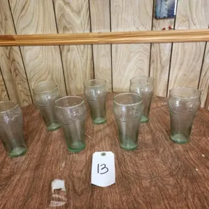 Coca Cola Glasses Qty 7