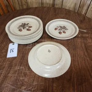 Homer Laughlin Dinner Plates Qty 10