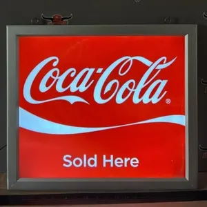Coca-Cola LED Double Sided Sign. 19” x 16.5”.