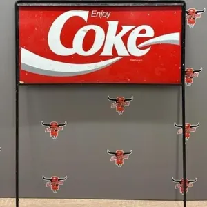 Single Sided Metal Coca-Cola Metal Display