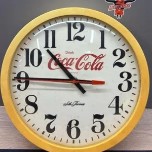 Seth Thomas Coca-Cola Electric Wall Clock. 13.5”