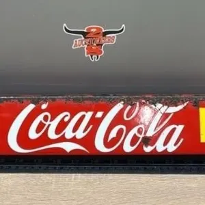Vintage Coca-Cola Porcelain Enamel Door Push.