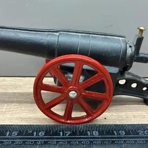 Functional Cast Iron Cannon.