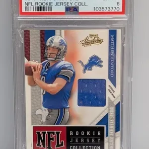 2009 Absolute Playoff Stafford Rookie Relic PSA 6