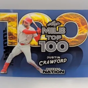 2025 Leaf MLB Top 100 Crawford 1/1 Pre Prod Proof