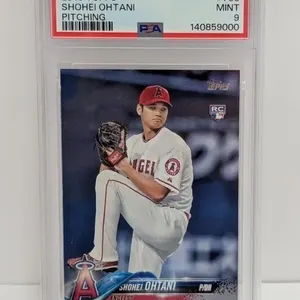 2018 Shohei Ohtani Topps Pitching RC #700 PSA 9