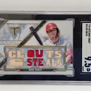 2021 Trout Topps Triple Threads Relic /36 SGC 9.5