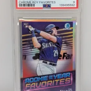 2022 Bowman Chrome Cal Raleigh #ROYF7 PSA 9