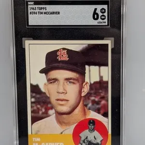 1963 Topps Tim McCarver #394 SGC 6