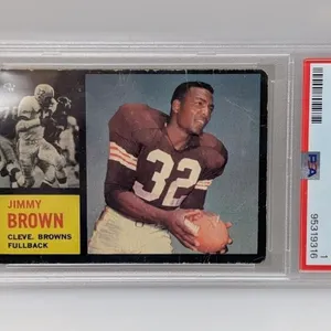 1962 Topps Jim Brown #28 Card PSA 1