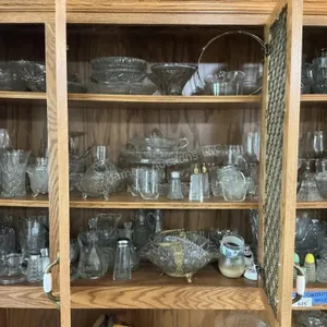 Glassware Contents (Cabinet not included)