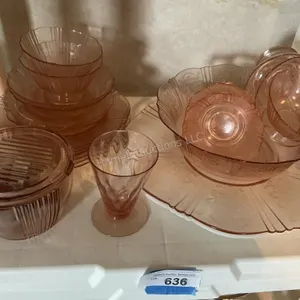 Pink Glassware - "American Sweetheart"