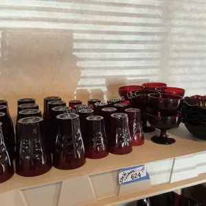 Ruby Red Glassware - Bring Boxes