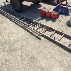 2 wood ladders