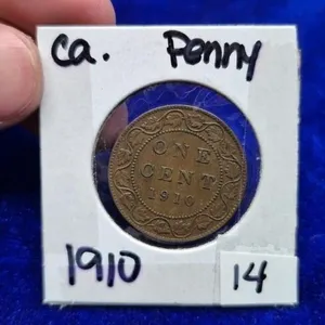 1910 Canadian Large Penny