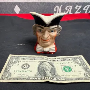 Toby Jug: Czechoslovakia - creamer - Red Coat
