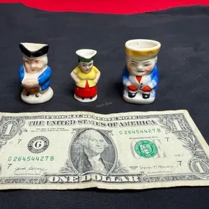 3 Mini Toby Jugs - 2 Czech, 1 England