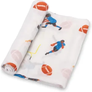 LollyBanks Swaddle Blanket 100% Muslin Cotton, 47