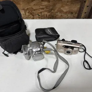 Pentax Film & Kodak Digital Cameras with Cases