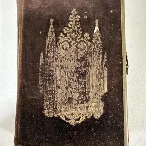 Vintage Velvet Covered Bible