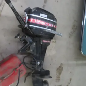 Mercury 60 HP Outboard Motor with Gas Tank