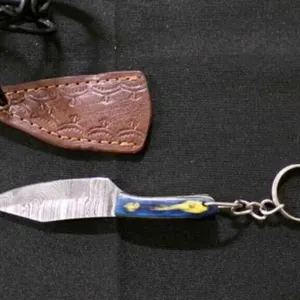 Miniature Clever Knife With Sheath & keychain