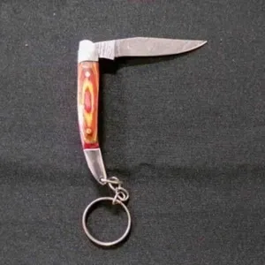 Miniature Folding Pocket Knife With Keychain