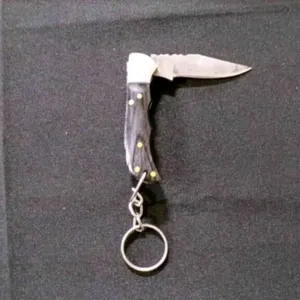 Miniature Folding Pocket Knife With Keychain