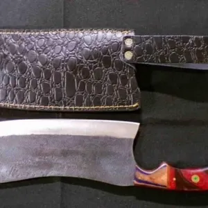 Cleaver Knife With Sheath