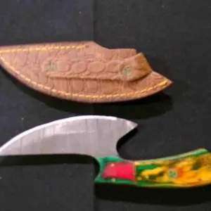 Ulu-blade Knife With Sheath