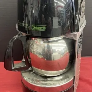 Coleman Drip Coffeemaker. Works on propane.