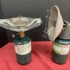 Coleman Bottle Top Propane Gas Camping Stove, and