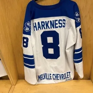 WHITE #8 BOSTON HARKNESS