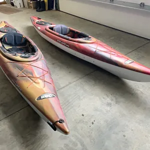 (2) 12' Pelican Premium Kayaks, Ram Dorable Escape 120X