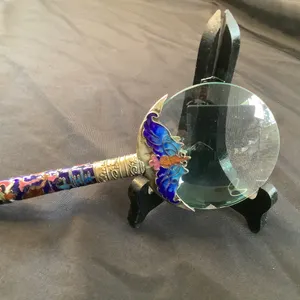 Vintage Cloisonne Magnifying Glass