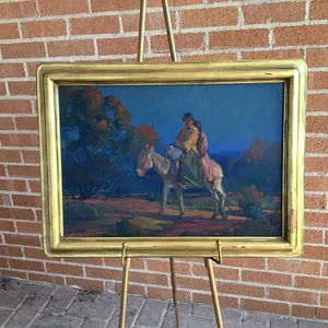 Oil Painting "Isleta Traveler" by Gerald Cassidy