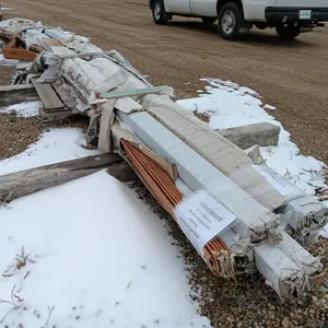 (8) Boxes of Steel Siding/Soffit 24'x4" (Dark Pine)
 UNRESERVED