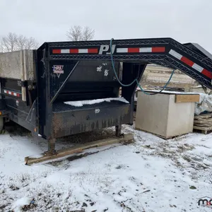2014 PJ Tri/Axle Gooseneck Dump Trailer D9163
 UNRESERVED