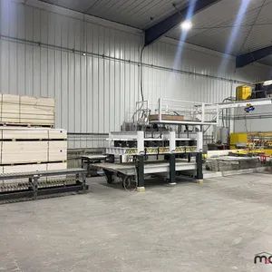 Glue Assembly Line w/ Press, Roller, Glue Applicator, Crane & Cabinet w/ Parts
 UNRESERVED