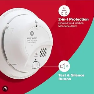 First Alert Smoke and Carbon Monoxide Alarm (Model SC9120B) with 10-Year Life