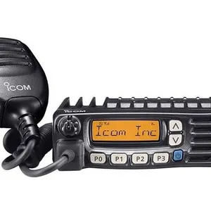 ICOM Two-Way Radio System with Microphone and Antenna